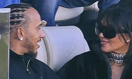 Kim Kardashian Tertangkap Kamera Dengan Lewis Hamilton