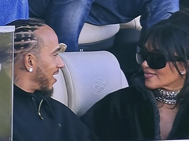 Kim Kardashian Tertangkap Kamera Dengan Lewis Hamilton