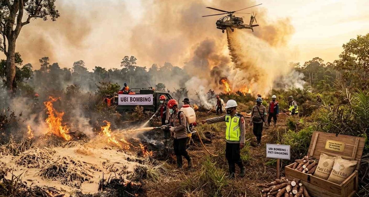 Presiden Dorong Terobosan Waterbombing Hingga Ubi Bombing