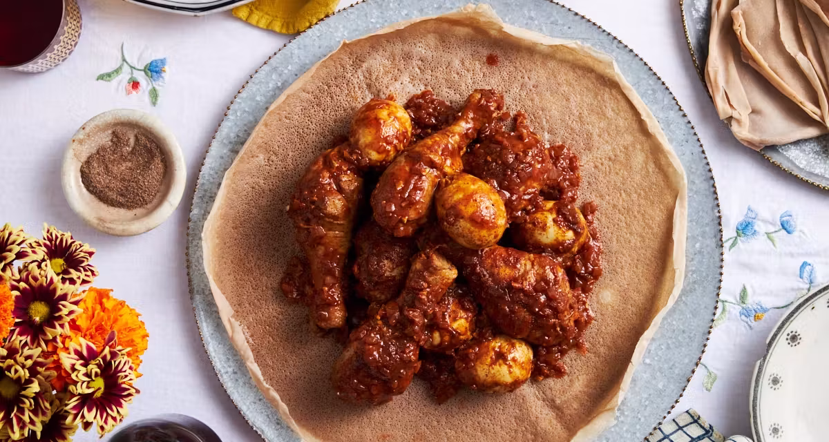 Doro Wat Etiopia, Paduan Ayam Rempah Pedas Dan Telur Rebus